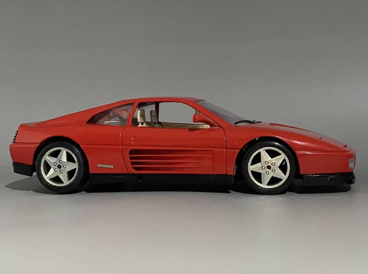 1/18 ミニカー　フェラーリ　348tb ターボ　1989 当時物　最安値 1/18 ミニカー フェラーリ 348tb ターボ 1989 当時物 最安値 1